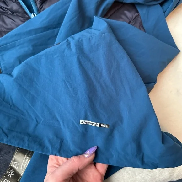 Men’s Salomon haloes down hybrid hoodie - Picture 4 of 9